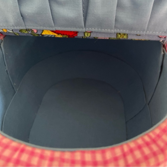 Rare Vintage 2001 Mary Engelbreit Flower Hearts Cute Sewing Basket - Picture 5 of 7